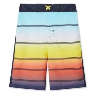 BRAND NEW boy youth george multi coloured swim shorts size M 7-8